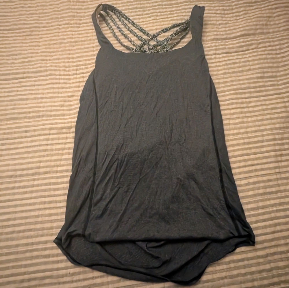 Lululemon Strappy Openback Tank Sz 4